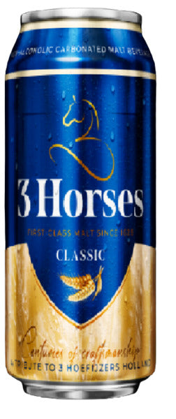 3 HORSES MALT BEVERAGE CANS 330ML