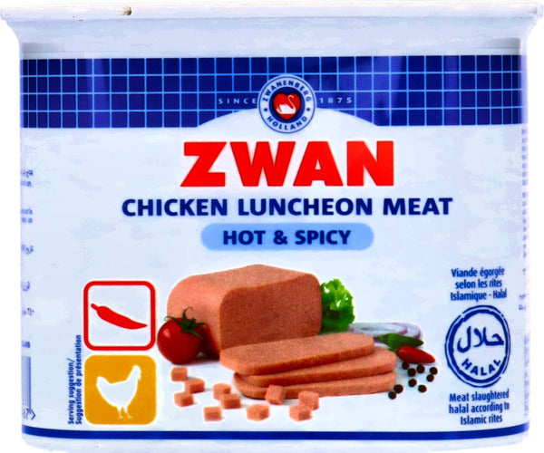 ZWAN CHICKEN LUNCHEON MEAT HOT 850GM