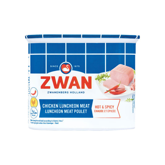ZWAN CHICKEN LUNCHEON MEAT HOT 340GM