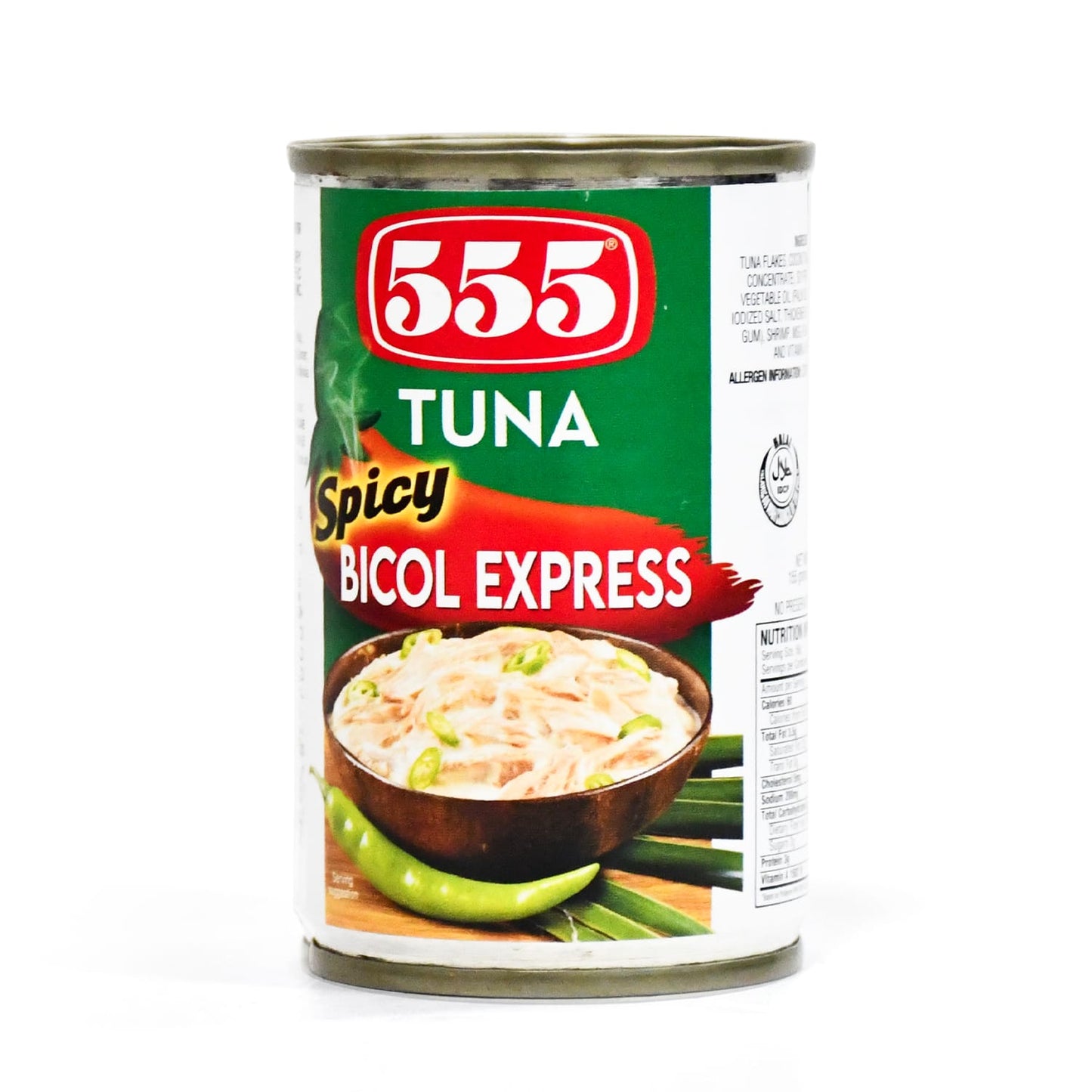 555 TUNA BICOL EXPRESS 155 GM