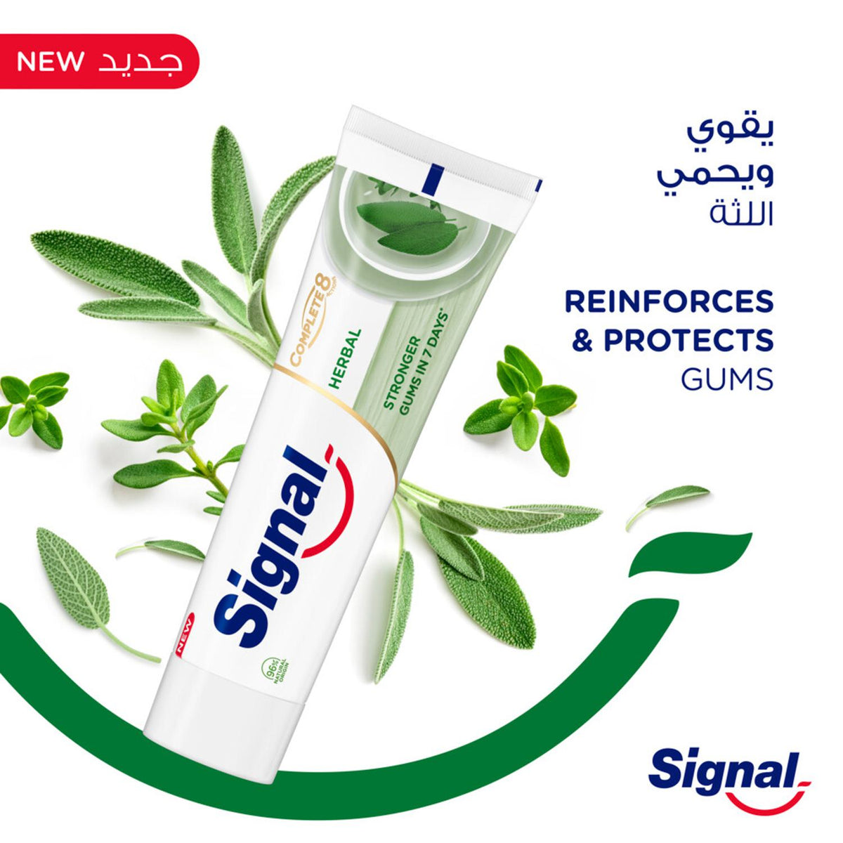 SIGNAL COMPLETE8 HERBAL TOOTHPASTE 75ML – Al Nasser HyperMarket