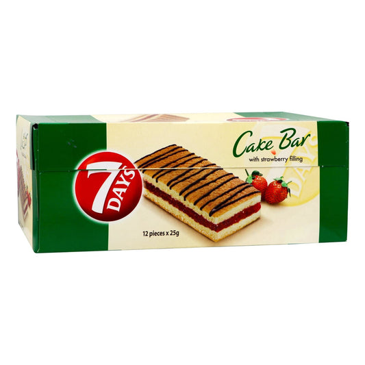 7 DAYS CAKE BAR MINI STR 25G*12
