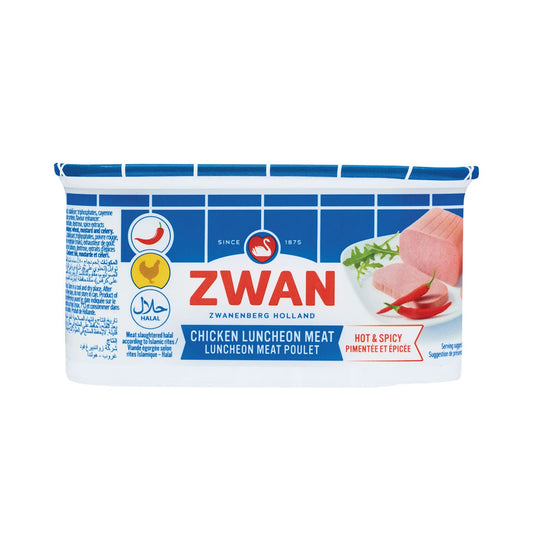 ZWAN CHICKEN LUNCHEON MEAT - HOT 200GM