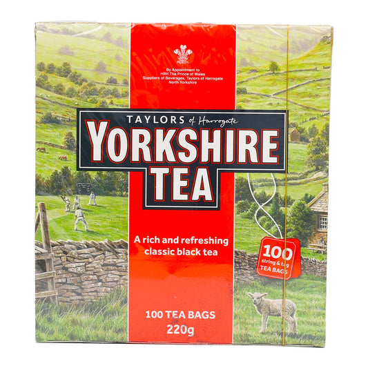 YORKSHIRE TEA BAGS CLASSIC 100'S X 220GM