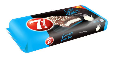 7DAYS CHOCOLATE CAKE BAR WITH CARAMEL FILLING 200GM