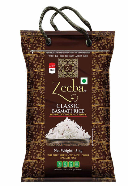 ZEEBA PREMIUM BASMATI RICE XXL 5 KG