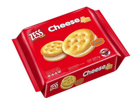 ZESS CHEESE SANDWICH CRACKER 229.5GM