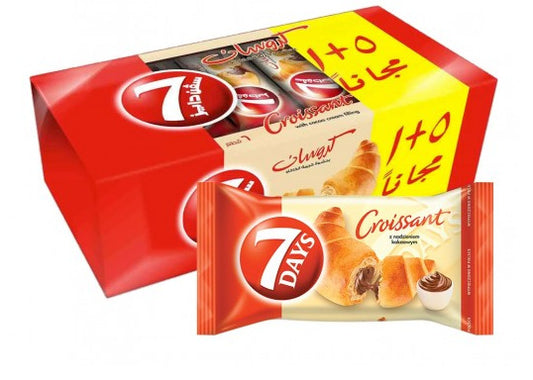 7DAYS MINI CROISSANT WITH COCOA CREAM 44GM 10+2 FREE